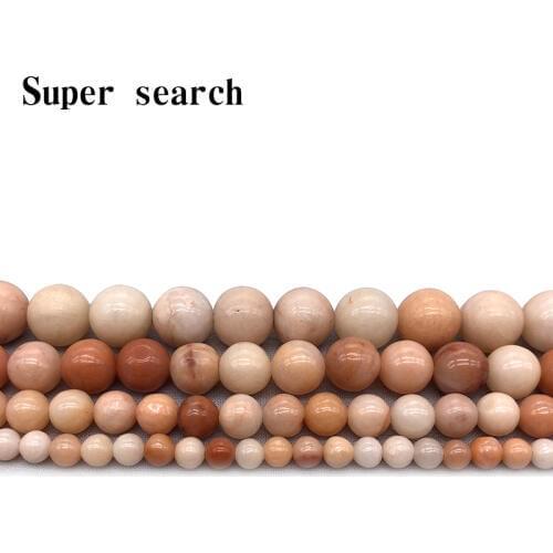 New Arrival Pink Jades Gem Beads 15" Strand4 6 8 10 12mm Pick Size For Jewelry Making