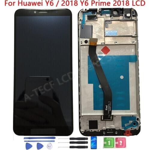 5.7''Honor 7A Pro Display For Huawei Y6 Prime 2018 LCD With Frame Touch Screen Assembly ATU-L11 ATU-L22 ATU-LX3 LCD Screen