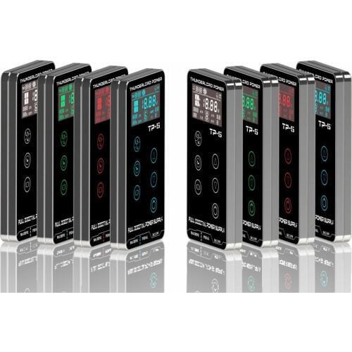 Tattoo Power Supply HP-2 UPGRADE Touch Screen TP-5 Intelligent Digital LCD Makeup Dual Tattoo Power Supplies set