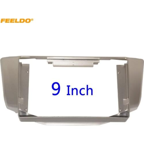 FEELDO Car Stereo 9" Big Screen Fascia Frame Adapter For Lexus RX-300/330/350 2Din Dash Audio Fitting Panel Frame Kit #HQ6625