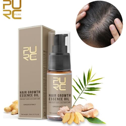 PURC Hair Growth Oil Fast Hair Growth Products Scalp Treatments Prevent Hair Loss Thinning Beauty Hair Care for Men Women 20ml