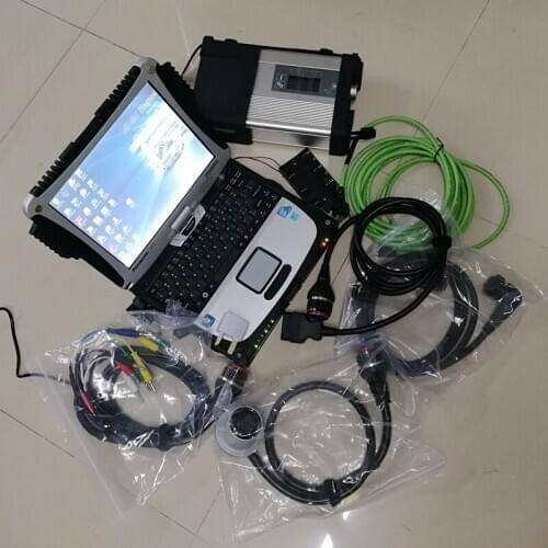 MB Star C5 SD Compact 5 V06.2021 Software 360GB SSD Used laptop CF-19 4G for smart cars trucks Auto Diagnostic Tool code Scanner