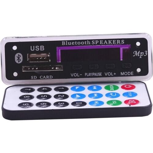 Bluetooth MP3 Decoding Board Module w/ SD Card Slot / USB / FM / Remote Decoding Board Module M011