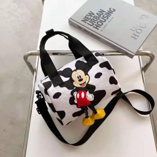 New One-shoulder Portable Universal Bag For Women Disney Mickey Mouse Pattern For Girls Bowling Bag