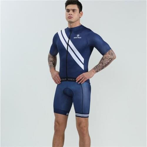 BOESTALK bike team race clothing road mountain bike race suit gel cushion quick-drying breathable summer short sleeve
