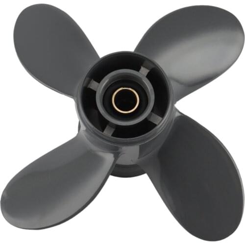 Propeller 4 Blade 9 1/4X10 for Honda and Yamaha Outboard BF8D/BF9.9D BF9.9/BF15A BF15D/BF20 8 Splines 58134-ZV4-010AH