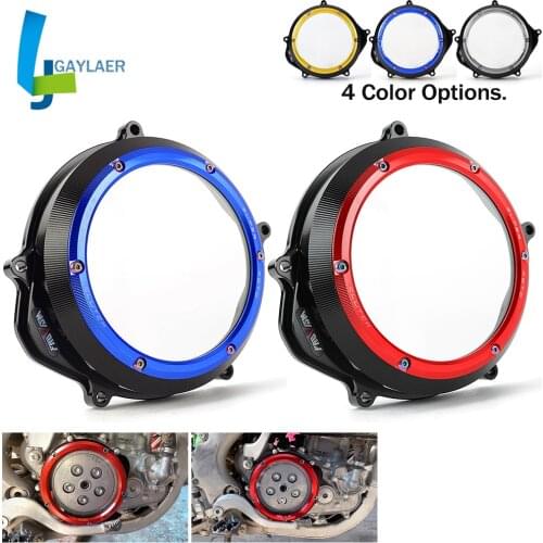 Motorcycle CNC Racing Clear Clutch Cover for Honda CRF450R CRF 450 R CRF 450R 2009 2010 2011 2012 2013 2014 2015 2016