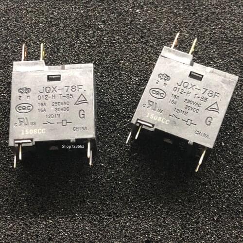 5-10-20PCS NEW microwave oven relay JQX-78F-012-H JQX-78F 012-H JQX78F 012H JQX78F012H 12VDC 16A 250VAC DIP4
