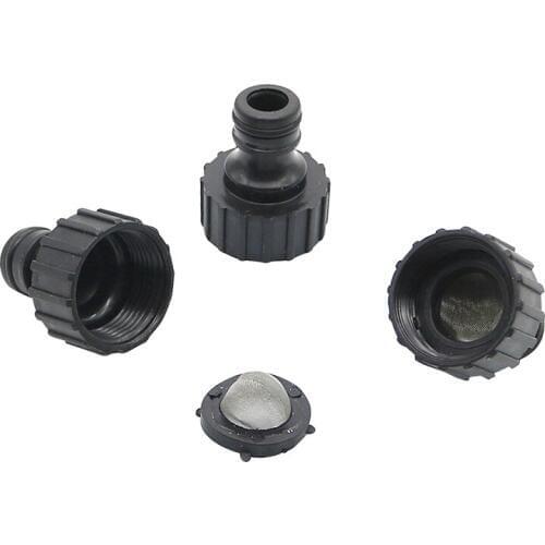 Garden Tap Connector 3/4" Plastic Hose Garden Accessories Water Garden Equipment Tap Adapter Irrigation Faucet Joint 50 Pcs