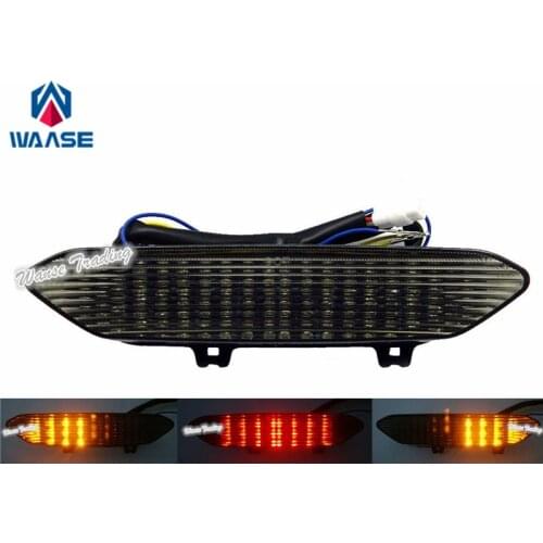 Waase For Yamaha YZF R1 2002 2003 Rear Tail Light Brake Turn Signals Integrated LED Light