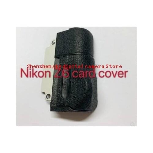 Spare Part For Nikon Z7 Z6 Side Shell Case SD CF Card Cover USB Door Chamber With Grip RubberNEW