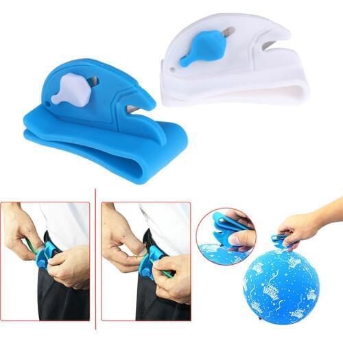 1Pc Balloon Ribbon Cutter Balloon Tools Fixed On Belt Balloon Blade Cut Ribbon Supply Products Blue And White