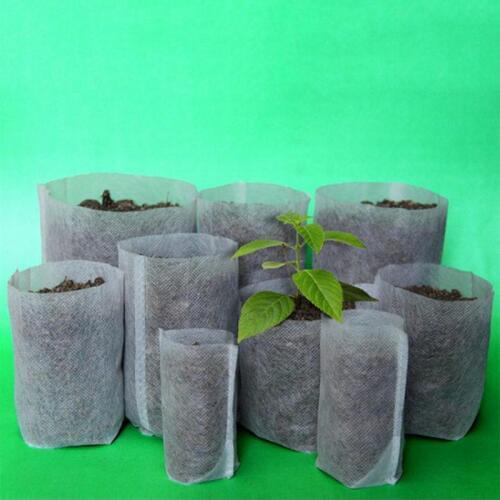100pcs Nursery Pots Seedling Raising Bags Non-woven Fabric Degradable Seeding Nursery Bags Garden Supplies Dropshipping Hot Sale