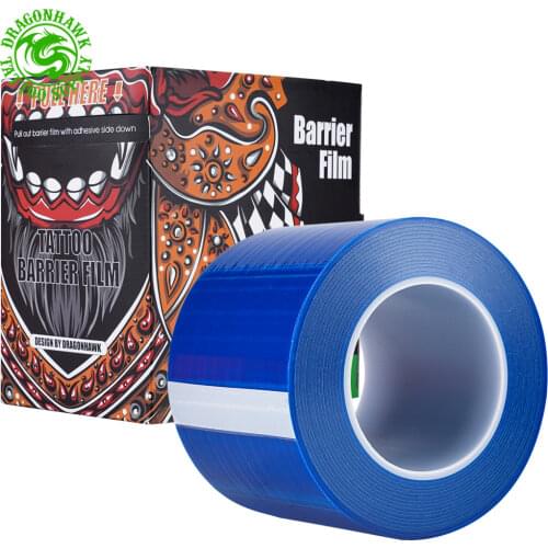 Dragonhawk 1200Pcs Blue Disposable Portable Tattoo Machine Power Supply Accessories Supplies Tattoo Rotary Pen Cover Film