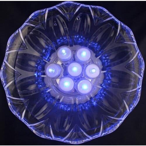 Free shipping 10pcs/lot Battery operated Submersible led light for wedding party decoration