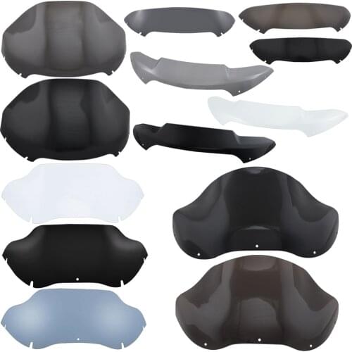 Motorcycle Wave Windshield Windscreen Case Fit for Touring Road Glide Ultra CVO FLTRU FLTRUSE FLTRXS 2015-Up