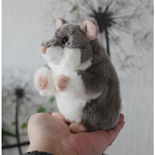 Toys Soft Cute My Neighbor Totoro Doll Real Life Plush Hamster Toy Gray Mouse Dolls