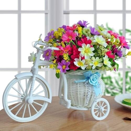 Imitation flower suit artificial silk flower home decoration living room interior decoration wedding gift flower bouquet vase