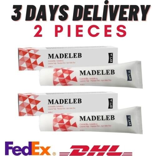 Madeleb Skin Renewal Cream 2 Pieces x 40ml, Original Product, Skin Sores, Psoriasis & Eczema, Acne Problems, Cell Regeneration