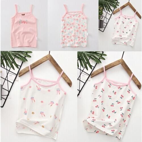 Summer Baby Vest Children T-shirt Cartoon Tops For Girls Kids Underwear Cotton Boys Undershirt Tees Toddler Boy Girl Shirts11