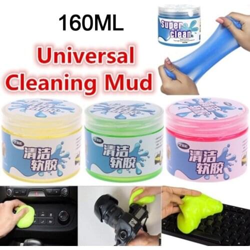 160g Cleaning Gel Car Crystal Magic Dust Putty Cleaning Gel Clean Glue Universal Car Interior Cleaning Mud