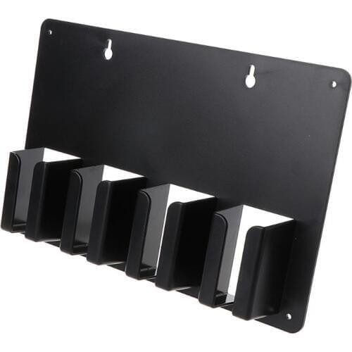 Wall Mounted Barber Hair Clipper Storage Rack Salon Accessories Holder Stand Tool X7YB
