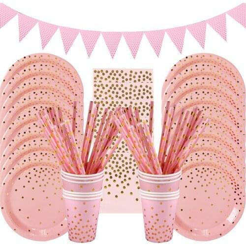 PATIMATE Wedding Disposable Tableware