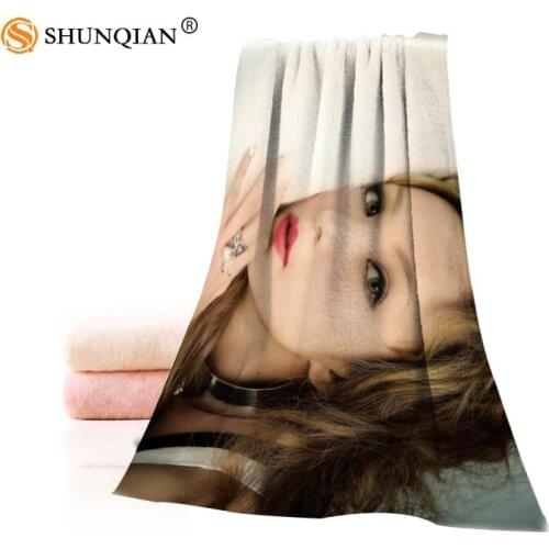 Custom Namie Amuro Towel Printed Cotton Face/Bath Towels Microfiber Fabric 35X75cm,70X140cm Shower Towels