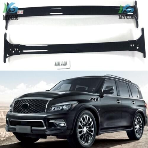 Hottest luggage bar roof rail cross bar match for Infiniti QX80 2015- 2020,original OE style+legnth design. aviation aluminum