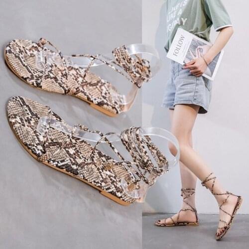 Womens Sandals Ankle Strap Woman Beach Shoes Ladies Flat Sandals Female Shoes Fashion Gladiator Sandalias Women Shoes WSH3933