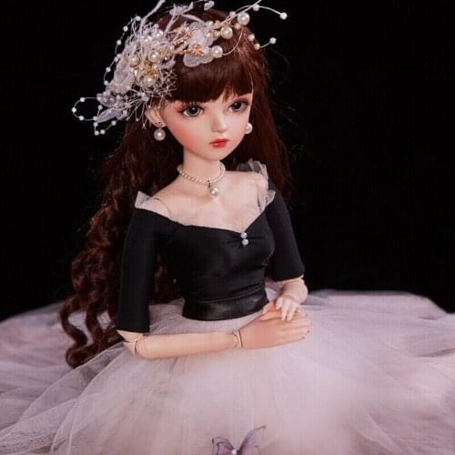 1/3 Ball Joint Girl 60cm BJD Doll with Changeable Eyes Full Costume Set Doll Full Set Silicone Fashion Doll Movie & TV Cartoon