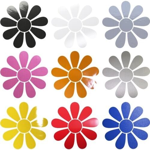1Piece beatiful flower body stripe lovely daisy graphic Vinyl car sticker DIY home for van side door rear window