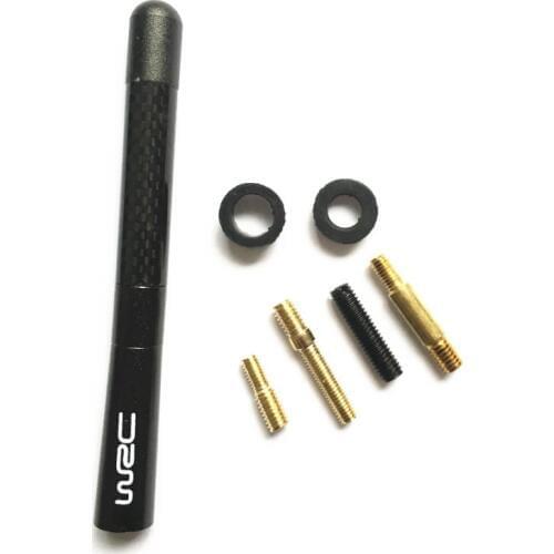 WRC Carbon Fiber Short Radio Antenna for Mercedes Benz A180 A200 A260 W203 W210 W211 AMG W204 C E S CLS CLK CLA SLK Classe