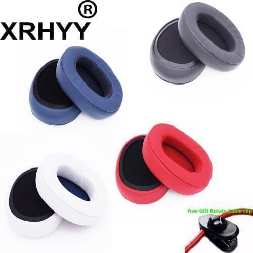 XRHYY 1pair Replacement Earpads Ear Pads Cushions Foam Leather Cover For Skullcandy Hesh3, Hesh 3, Crusher Wireless Headphones