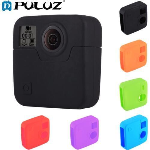 PULUZ Camera Accessories Silicone Rubber Protective Case for Gopro Fusion Accessories Soft Silicone Cover for Gopro fusion