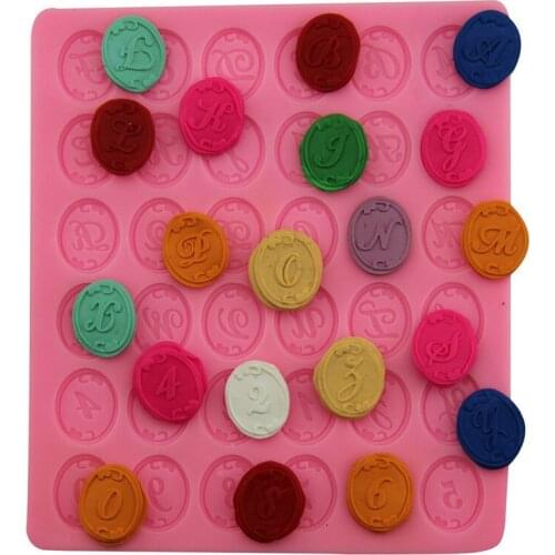 Roman Letter Number Shape Silicone Cake Mold,Baking Mould For Cookie Candy Jelly Chocolate Fondant Cake Decorating Tools ZJ013