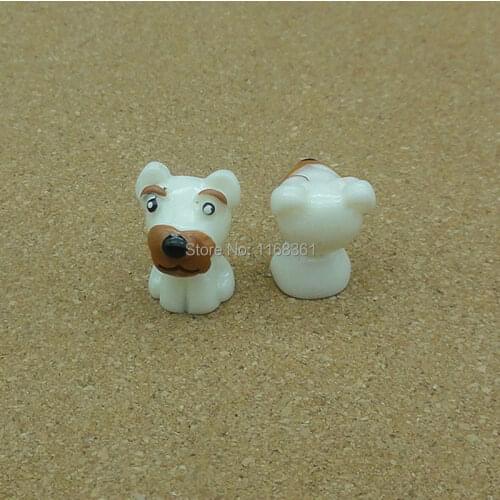 1pcs/lot resin solid standing dog cartoon 18mm fairy garden gnome moss terrarium decor crafts bonsai home DIY A109-4
