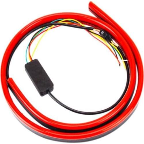 100cm Car Styling High Rear Stop Lights With Turn Signal Running Light Unverisal Auto Brake LED Strips