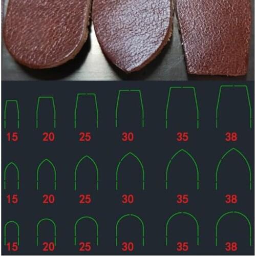 18pcs Hollow Hole Steel Half-round Embossing Punch Cutter Tool Leather Belt Watch Band Steel DIY Craft