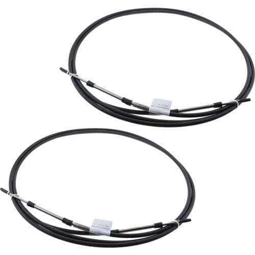 2 Piece Marine Boat Throttle Control Cable Replacement 16 Feet
