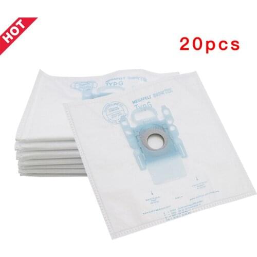 20 /10/5 Pcs/Lots Vacuum Cleaner G Type Cloth Dust Bags Type G For Bosch & SIEMENS BSG7 BSGL3126 BSG6 Dust Bag Vacuum Cleaner