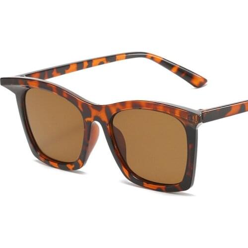 2021 Retro Square Women Sunglasses Men Classic Fashion Plastic Sun Glasses Brand Design Luxury Unisex Eyewear Frame Uv400