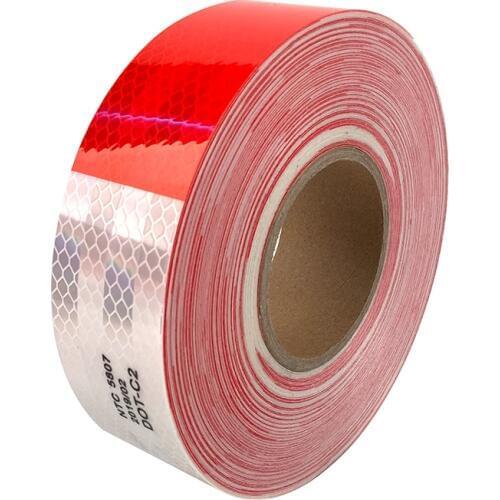 Acrylic 5CM NTC5807 High Visibility Reflective Sheeting Car stickers Truck Safety Warning Adhesive strips Conspicuity Tape