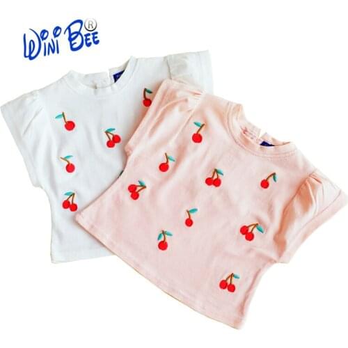 Baby Short Sleeve T-Shirts for Girls Toddler Girl Clothes Newborn Top Baby Tee White Princess TShirt Infant Clothing 0-24 Months