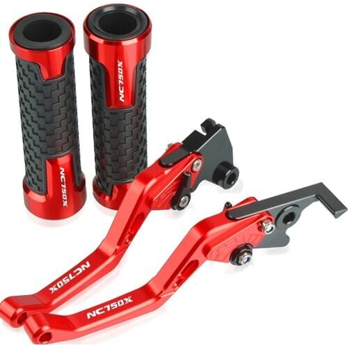 For Honda NC750X 2014-2015 2016 2017 2018 2019 Motorcycle Accessories Adjustable Short Brake Clutch Levers Handlebar Hand Grips