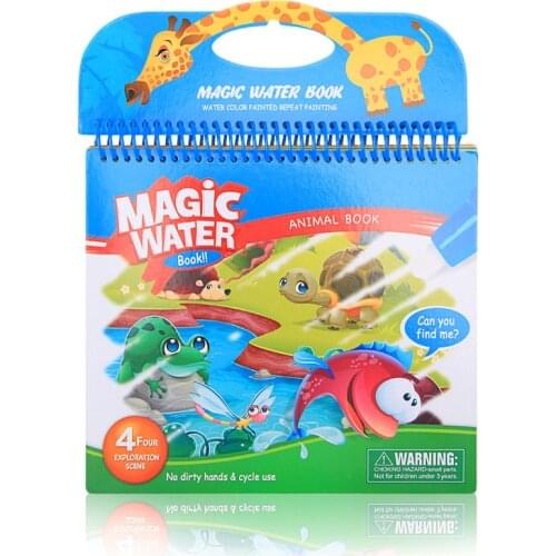 Drawing Toys Water Drawing Book Coloring Book Doodle with Magic Pen Painting Board Learning Drawing Toys Gifts For Children Kids