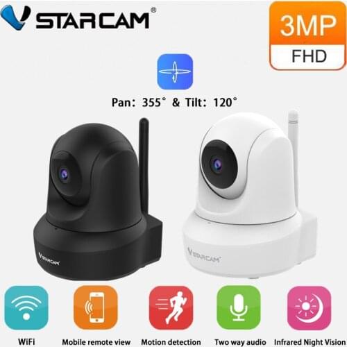 Vstarcam 3MP IP Camera AI Auto Tracking Wireless Home Security Camera CCTV Camera WiFi infrared Surveillance Camera Baby monitor