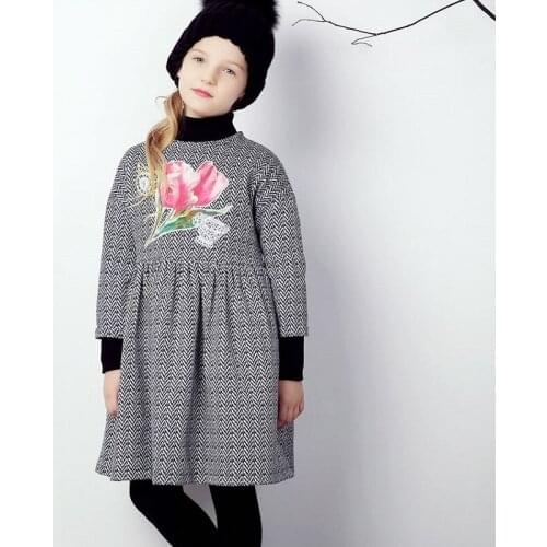 Повседневные платья для девочек KIDSALON China At AliExpress