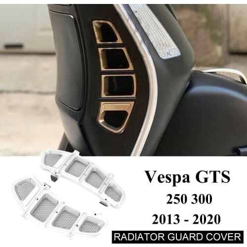 Motorcycle Left Right Radiator Guard Grille Protector Bezel Cover For VESPA GTS300 GTS250 GTS 250 300 2013-2020 2019 2018 2017