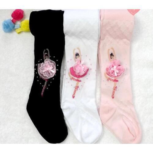 Lytwtws Baby Girl Spring Autumn Dance Lace Ballet Children Kids Tights Pantyhose Stockings clothes Toddlers